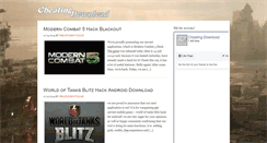 Desktop Screenshot of cheatingdownload.com