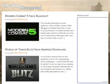 Tablet Screenshot of cheatingdownload.com